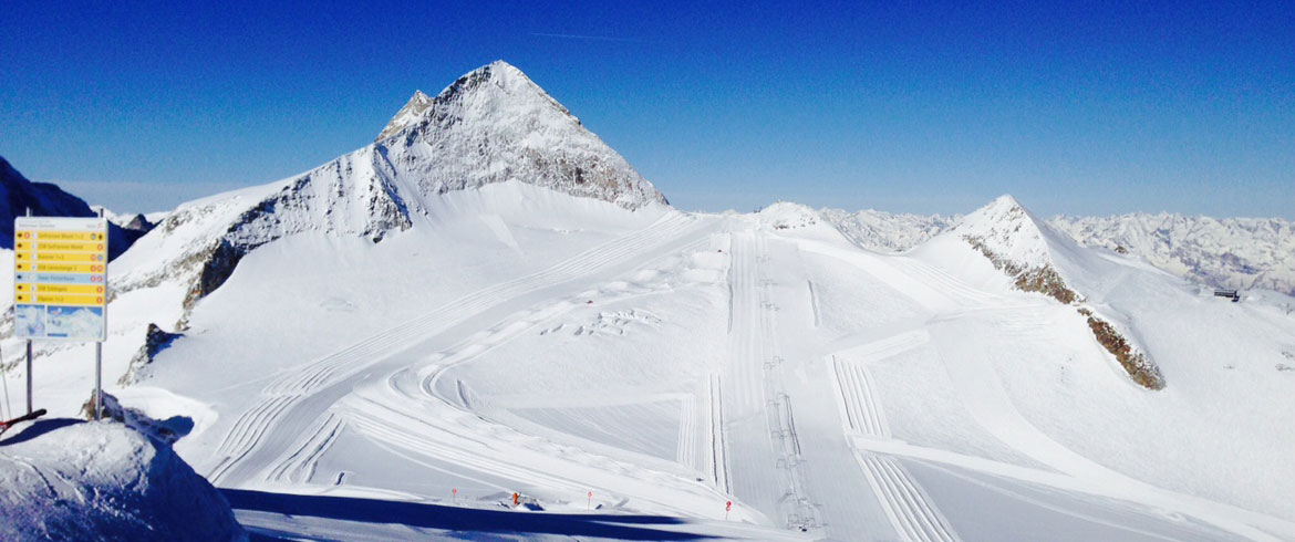 Headerbild der BSPA Graz - Winterlandschaft mit Skipiste