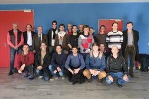 Gruppenfoto der neuen Tischtennis-Instruktoren